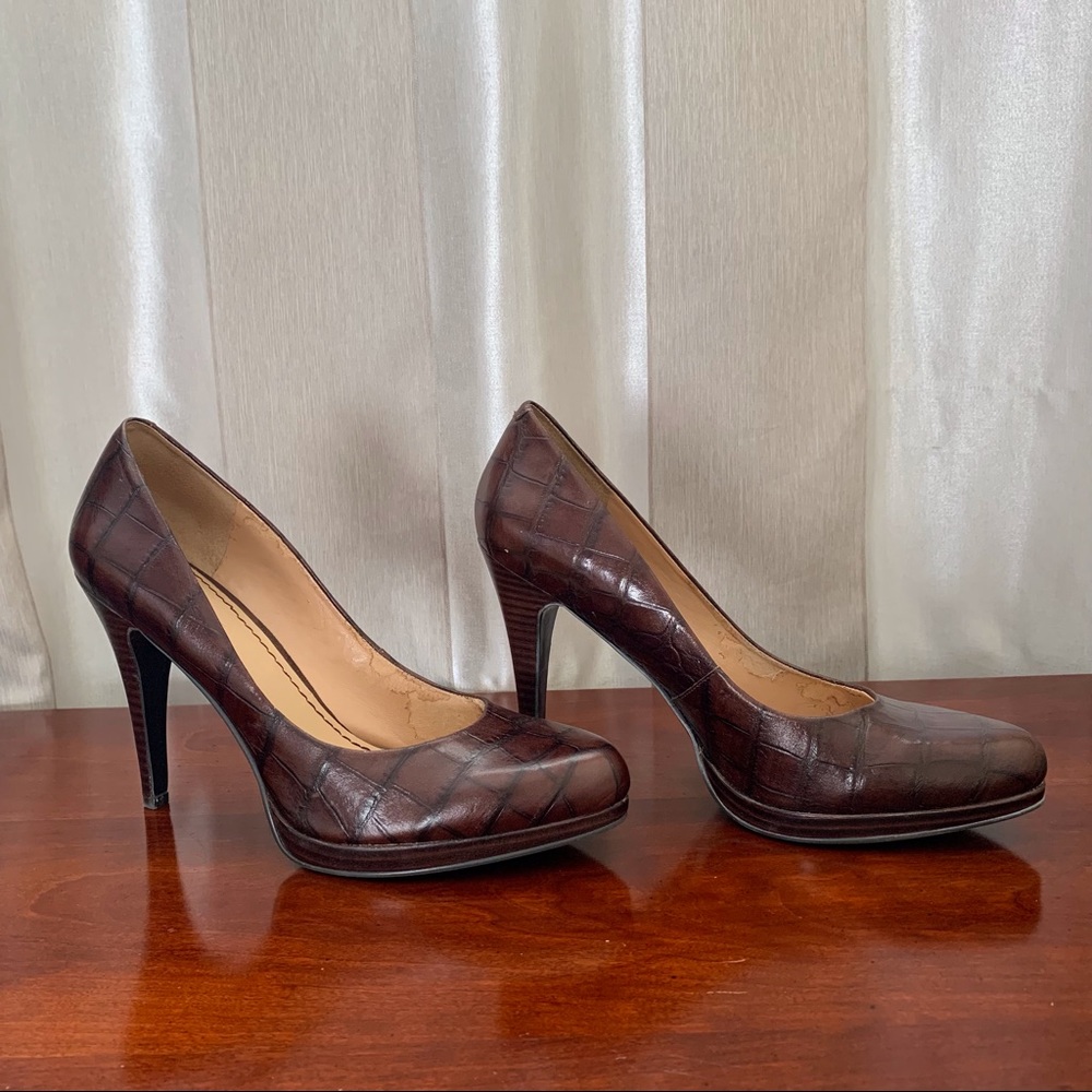 Nine West Rocha Platform Heels sz8 - Picture 9 of 9